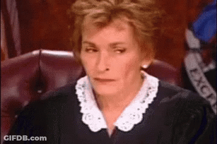 Shake Head Judy Sheindlin Judge GIF
