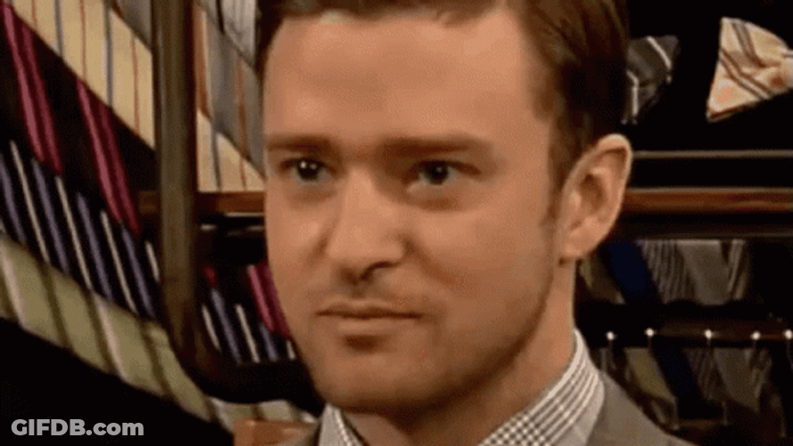 Shake Head Justin Timberlake GIF