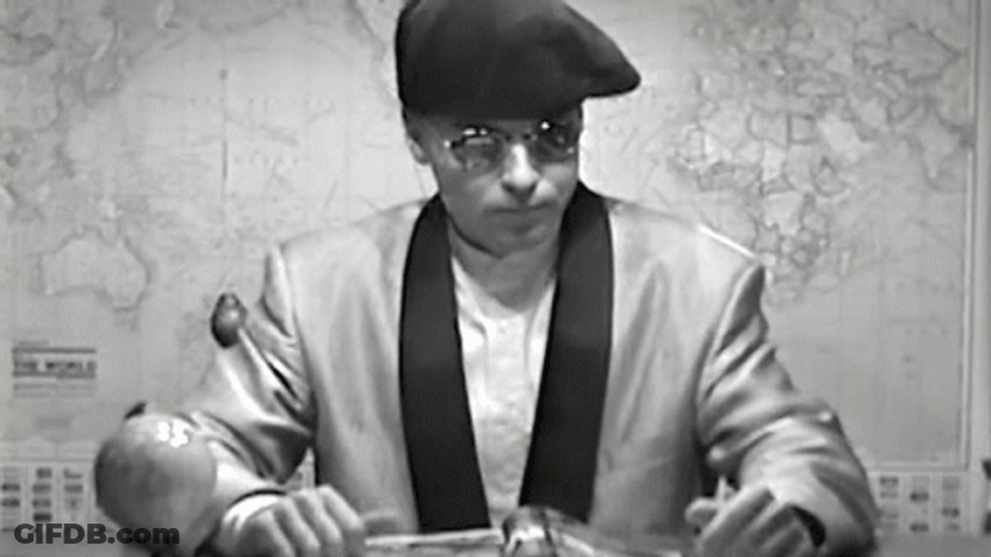 Shake My Head Man In Glasses GIF