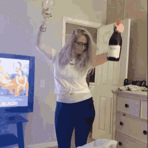 Shake That Red Wine Cheers GIF