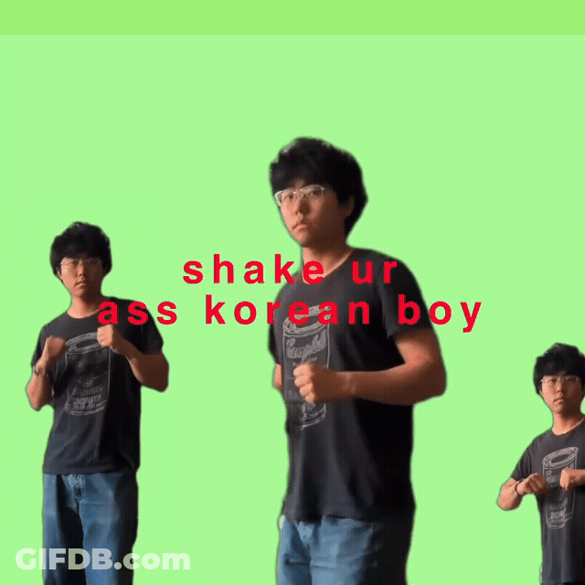 Shake Ur Ass Korean Boy GIF