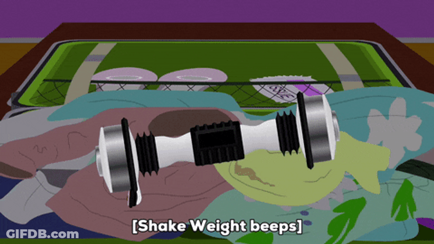 Shake Weight Beeps South Park GIF