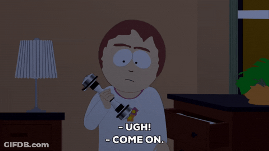 Shake Weight South Park Quick Workout GIF
