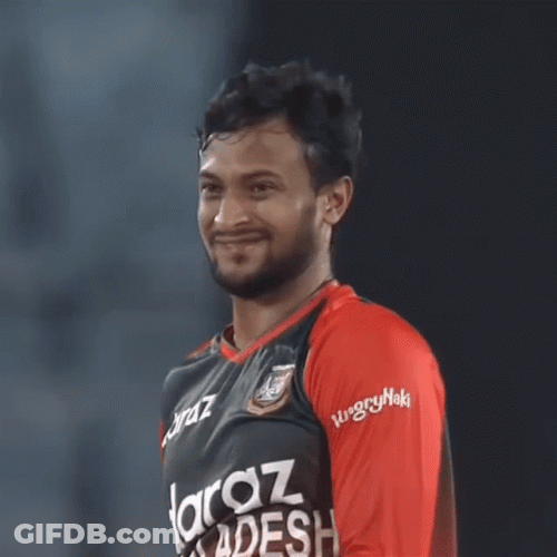 Shakib Al Hasan Cricket Sad Smile GIF