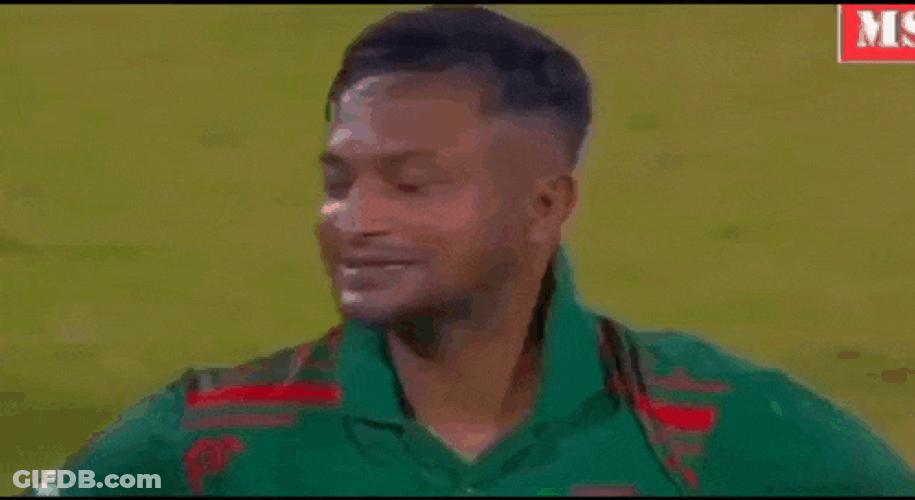 Shakib Al Hasan Funny Face GIF