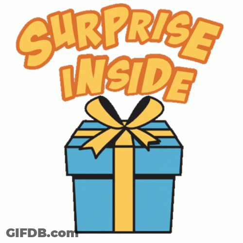 Shaking Gift Animation Surprise Inside GIF