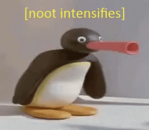 Shaking Intensifies Noot Noot Meme GIF