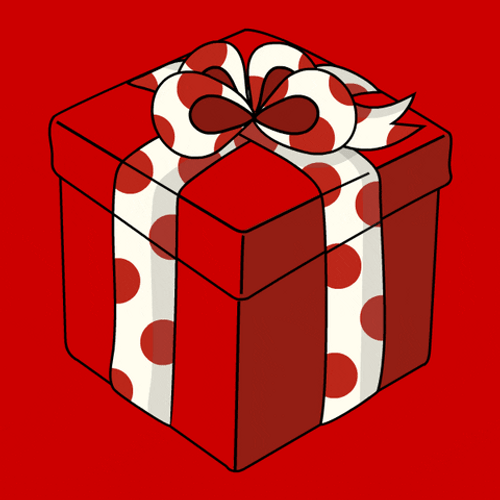 Shaking Red Gift Box GIF