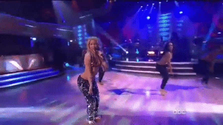 Shakira Belly Dancing On Stage GIF