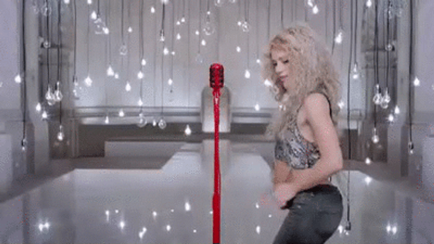 Shakira Doing Graceful Belly Dancing GIF