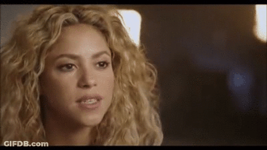 Shakira Doing Interview GIF