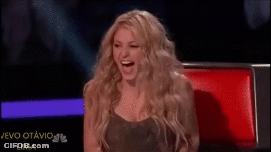 Shakira On The Voice GIF