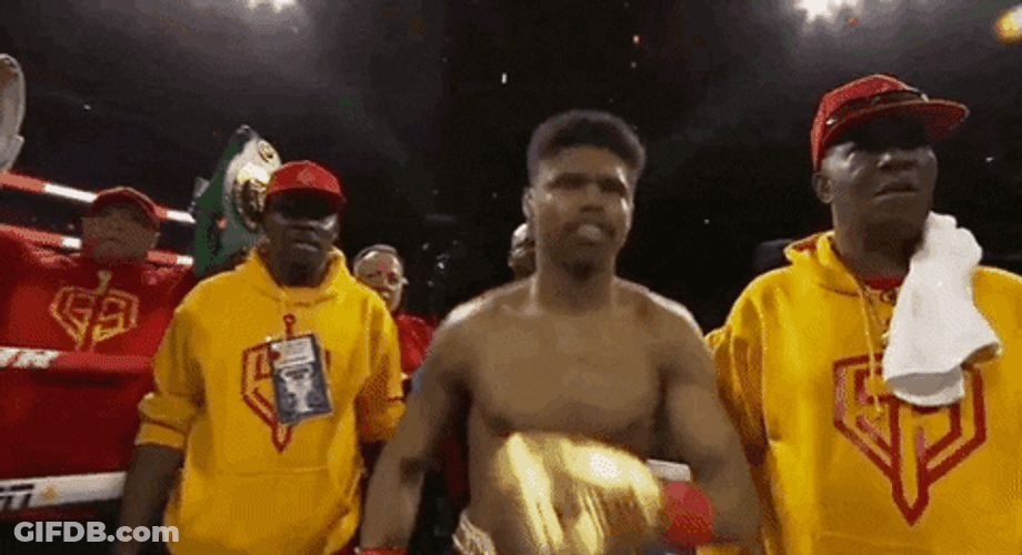 Shakur Stevenson Boxing Match Introduction GIF