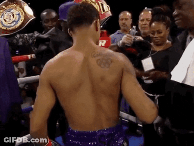 Shakur Stevenson Hugging His Mother GIF
