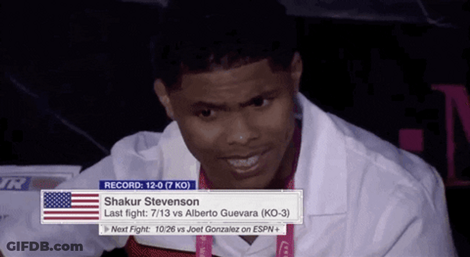 Shakur Stevenson In An Interview GIF