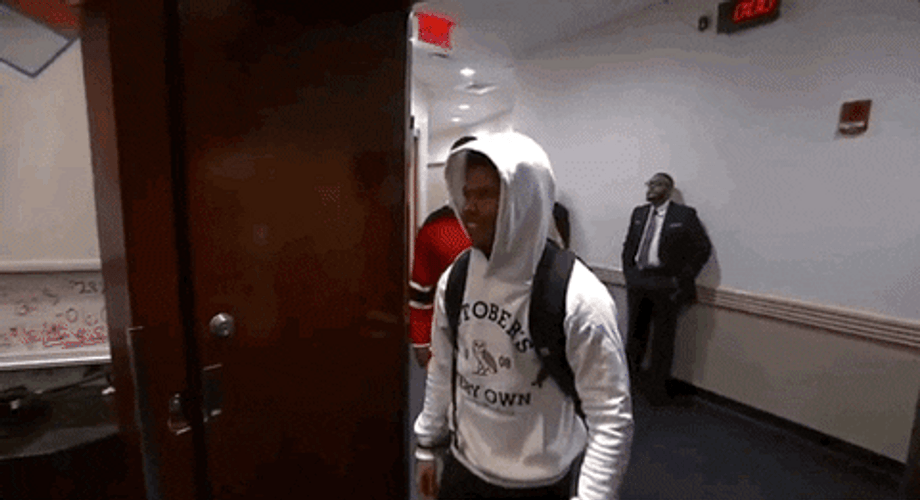Shakur Stevenson In White Hoodie GIF