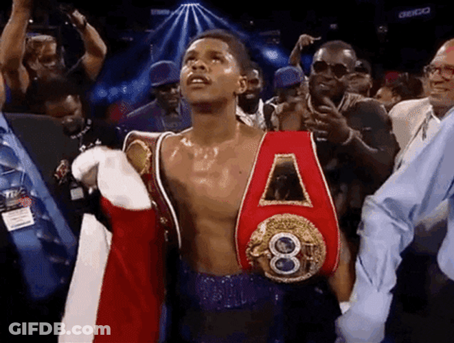 Shakur Stevenson Victory Announcement GIF