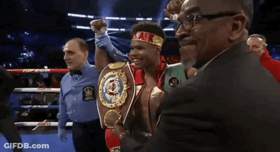 Shakur Stevenson Winning Proclamation GIF