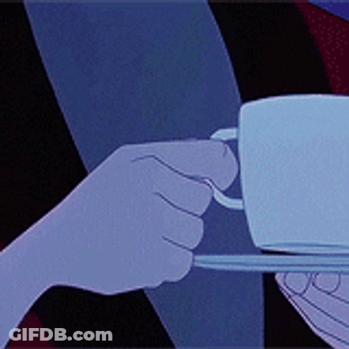 Shaky Man Drinking Coffee GIF