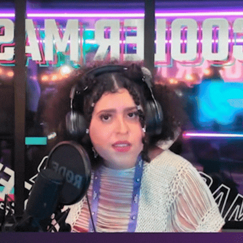 Shalymar Rivera Stunned Clutch Pearls GIF