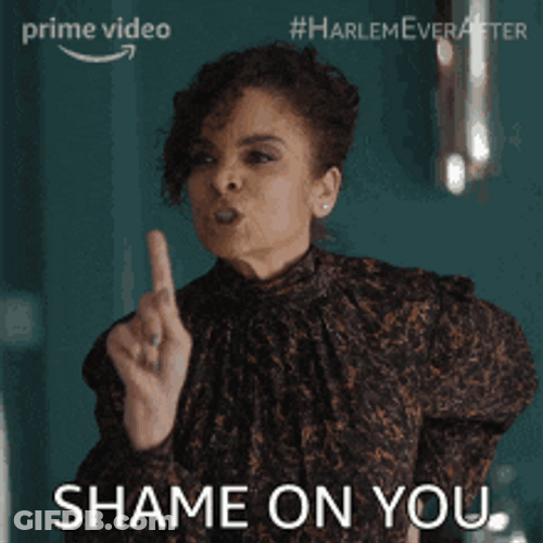 Shame On You Angry Patricia GIF