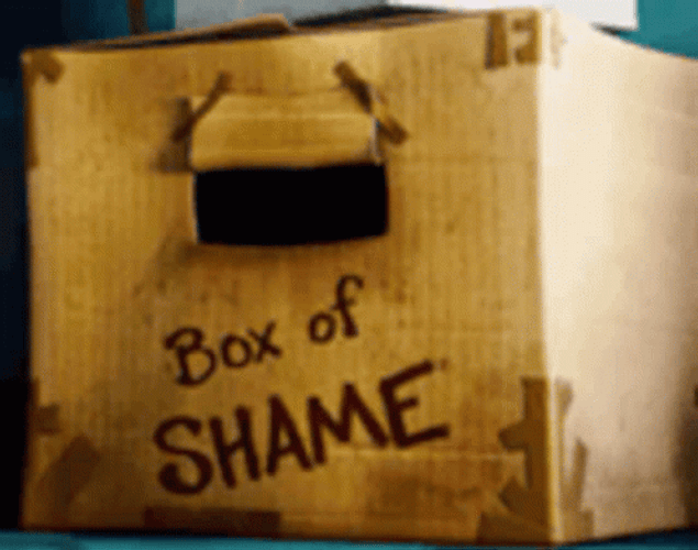 Shame On You Box Of Shame GIF