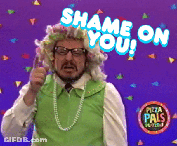 Shame On You Granny GIF