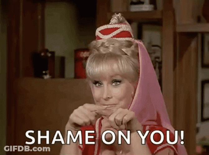 Shame On You Jeannie GIF