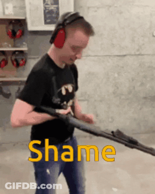 Shame Reloading Shotgun GIF