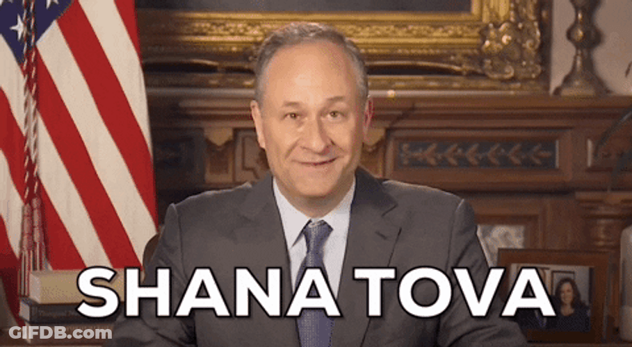 Shana Tova Doug Emhoff Greeting GIF