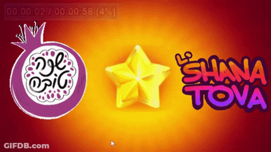 Shana Tova Greeting Happy Clown GIF