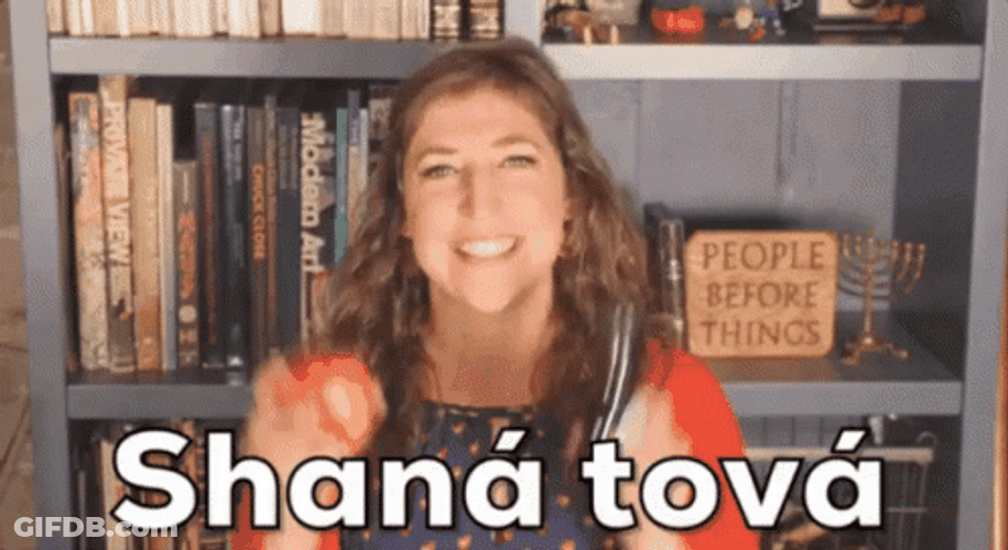 Shana Tova Greeting Mayim Bialik GIF