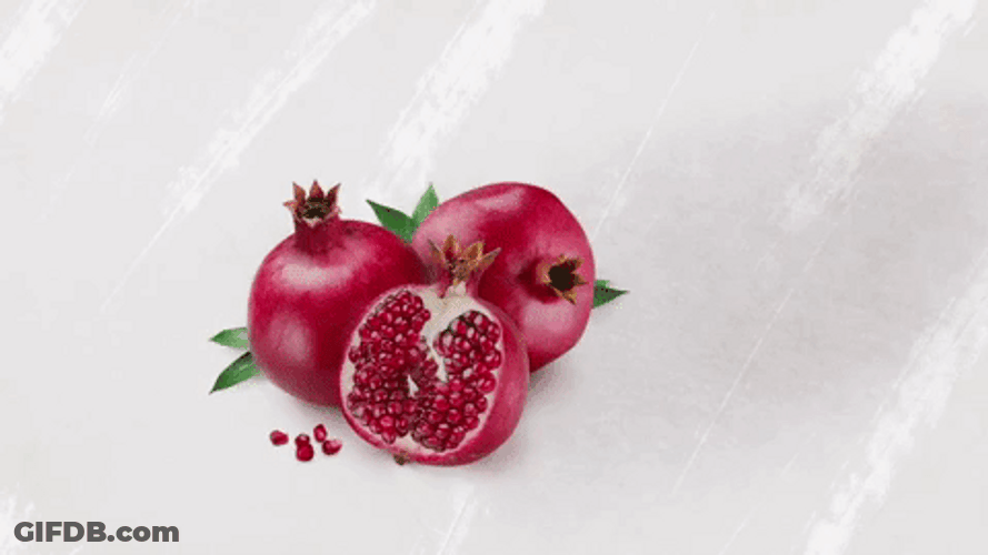 Shana Tova Pomegranate Fruits Greeting GIF