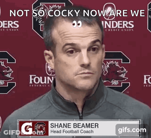 Shane Beamer South Carolina Head Coach GIF