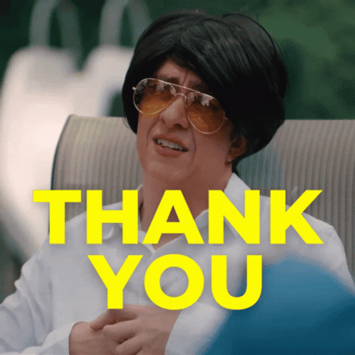 Shane Gillis Funny Hair Thank You GIF