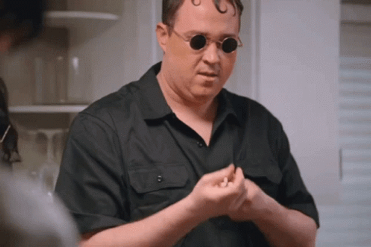 Shane Gillis Showing Off Bracelet GIF