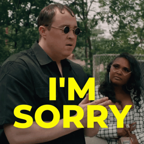 Shane Gillis Wearing Dark Shades Im Sorry GIF