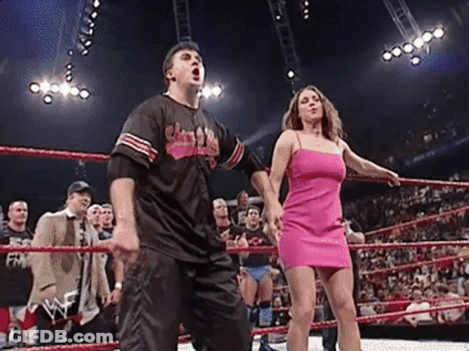 Shane Mcmahon Celebrates Victory GIF