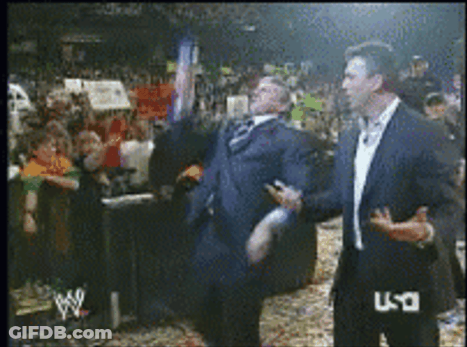 Shane Mcmahon Got Irritated GIF