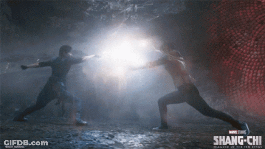Shang Chi Fighting Scene GIF
