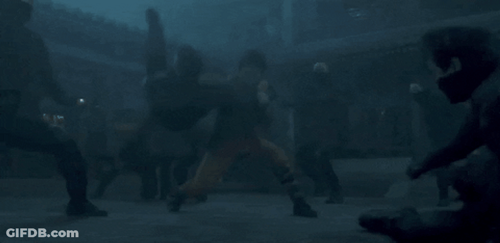 Shang Chi Intense Fight GIF