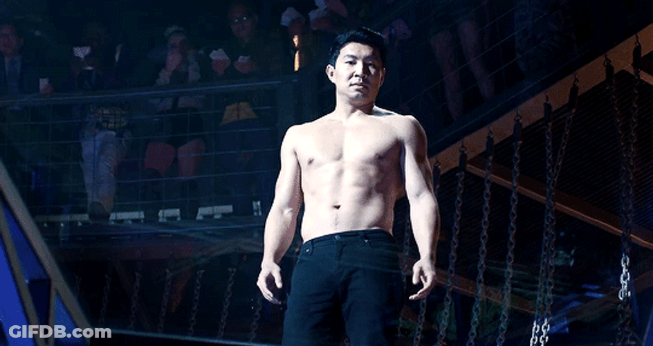Shang Chi Raising Arms GIF