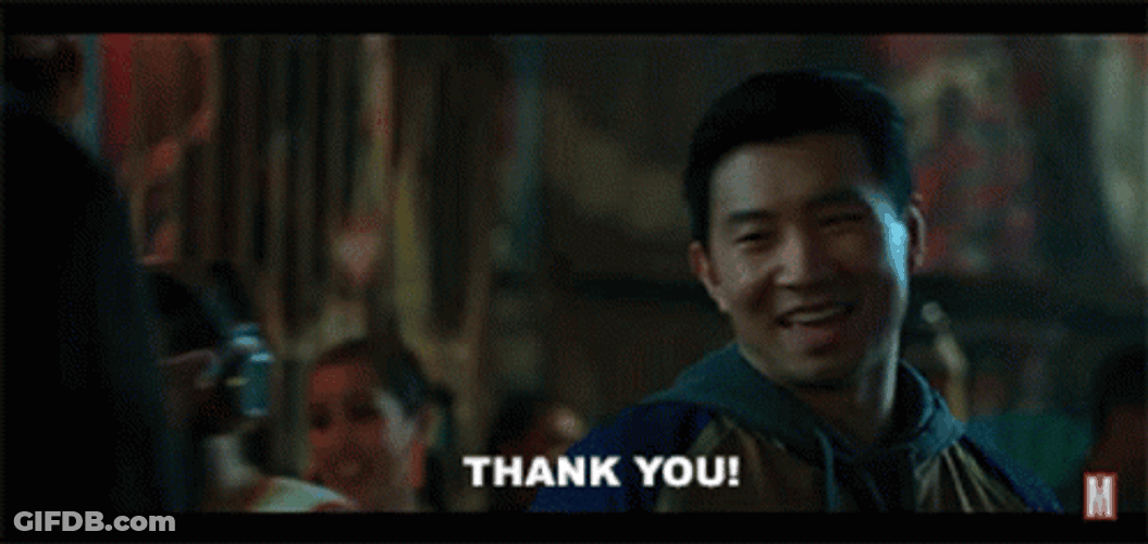 Shang Chi Saying Thank You GIF