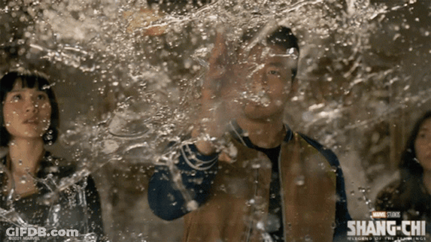 Shang Chi Touching Water GIF