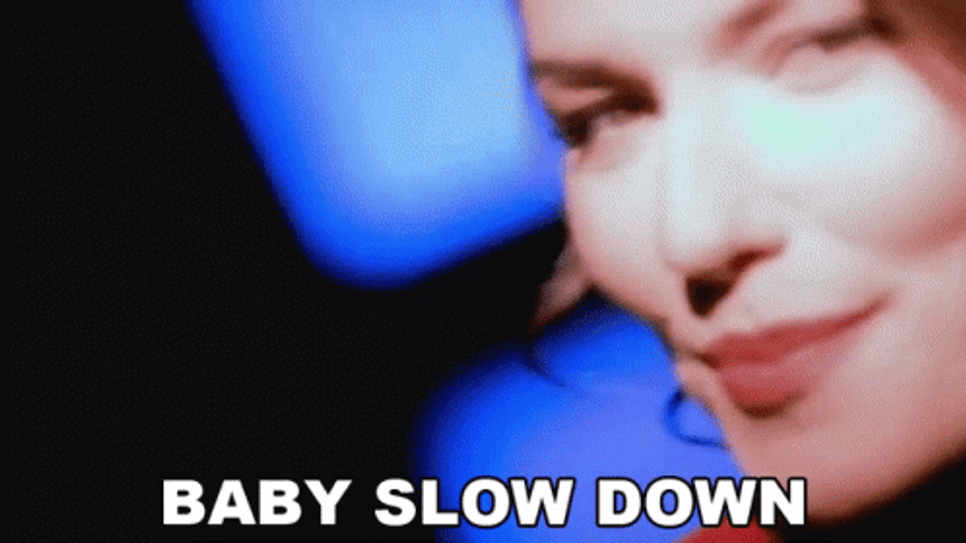 Shania Twain Singing Baby Slow Down GIF
