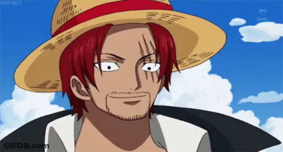Shanks One Piece Mocking Tongue Out GIF
