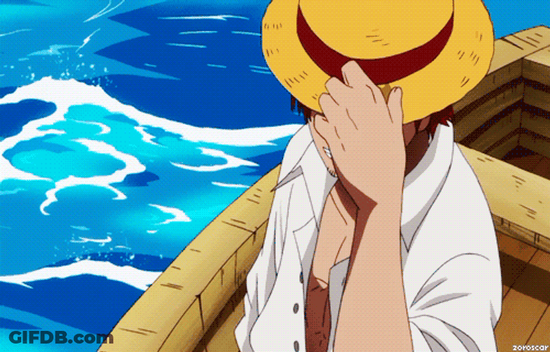 Shanks One Piece Sailing Farewell GIF