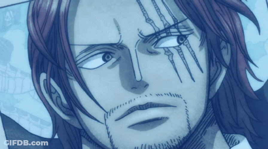 Shanks One Piece Wanted Poster GIF