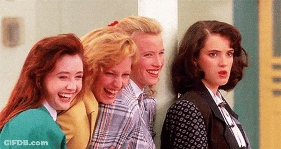 Shannen Doherty Beverly Hills 90210 Cast Laughing GIF