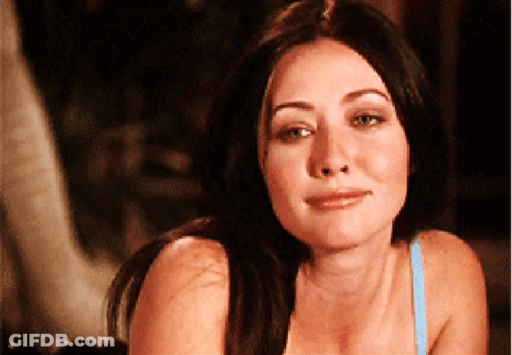 Shannen Doherty Sweet Calm Smile GIF